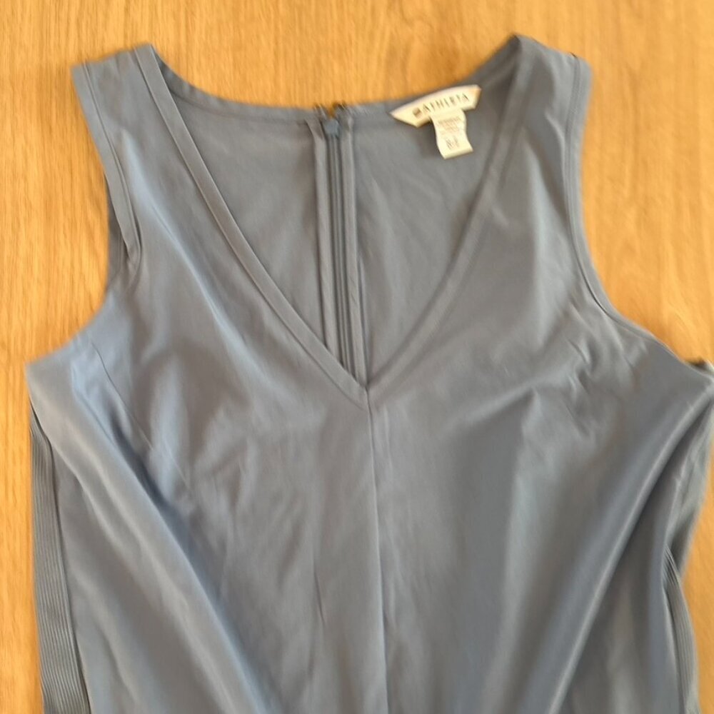 Athleta Brooklyn jumpsuit cottage blue NWT 10P Petite - Picture 7 of 11
